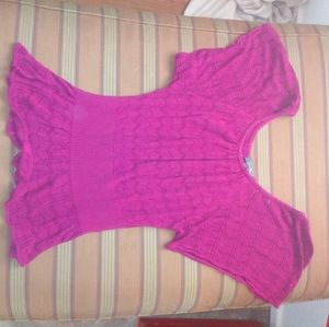 Purple knit top